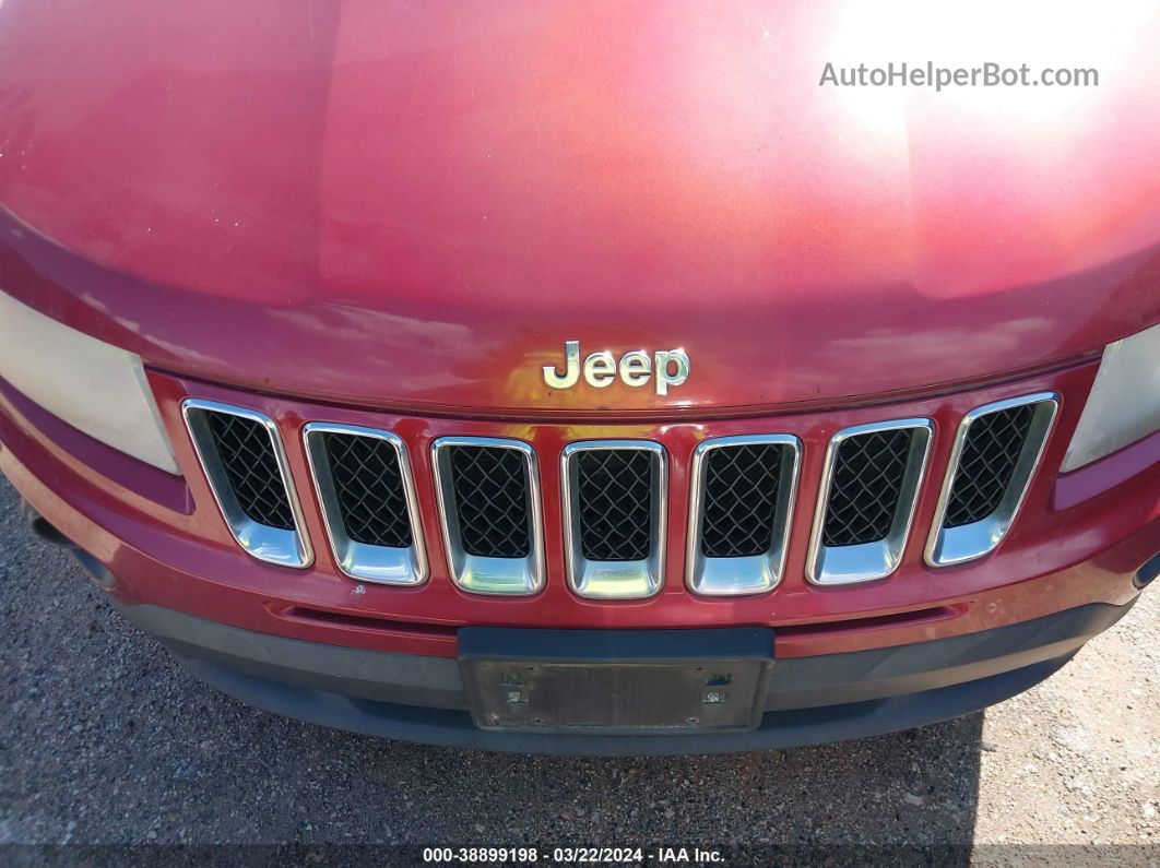 2013 Jeep Compass Latitude Red vin: 1C4NJCEB6DD102061