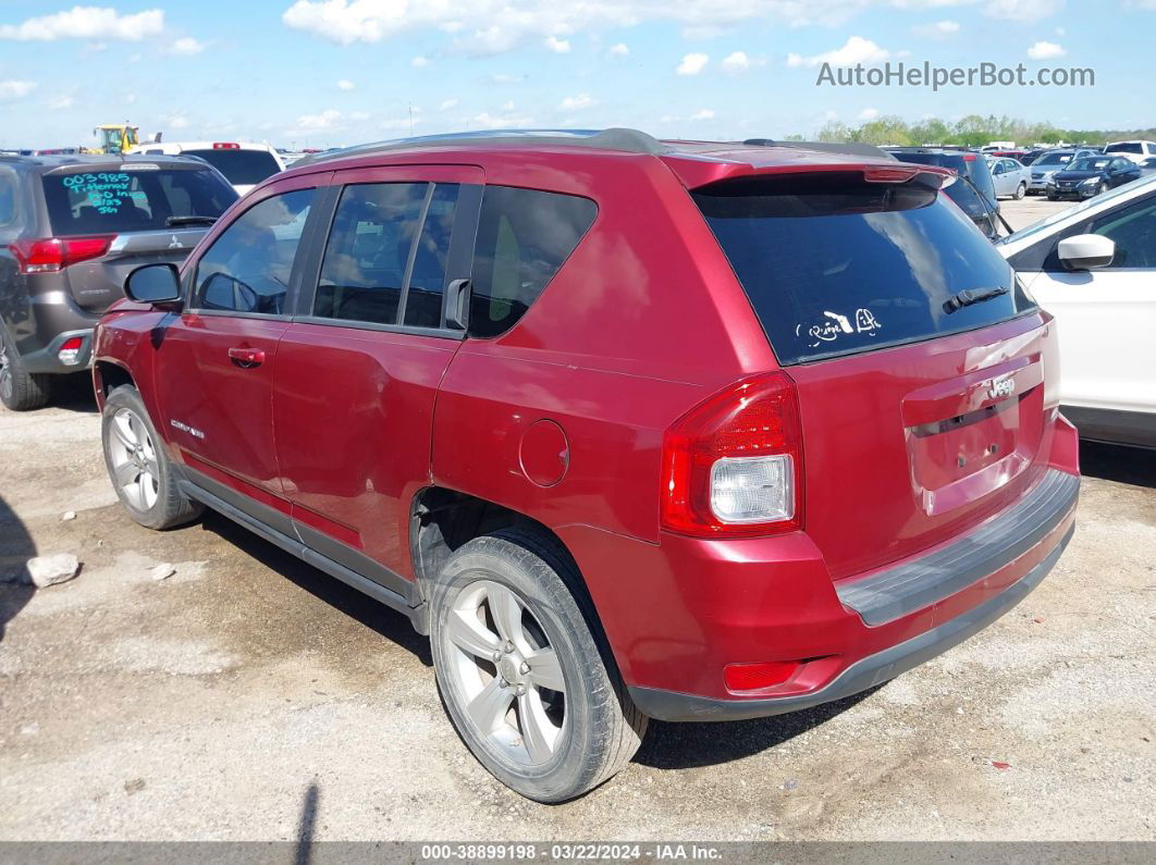 2013 Jeep Compass Latitude Red vin: 1C4NJCEB6DD102061