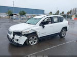 2014 Jeep Compass Latitude White vin: 1C4NJCEB6ED537938