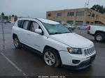 2014 Jeep Compass Latitude White vin: 1C4NJCEB6ED537938