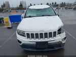 2014 Jeep Compass Latitude White vin: 1C4NJCEB6ED537938