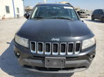 2013 Jeep Compass Latitude Black vin: 1C4NJCEB7DD182986