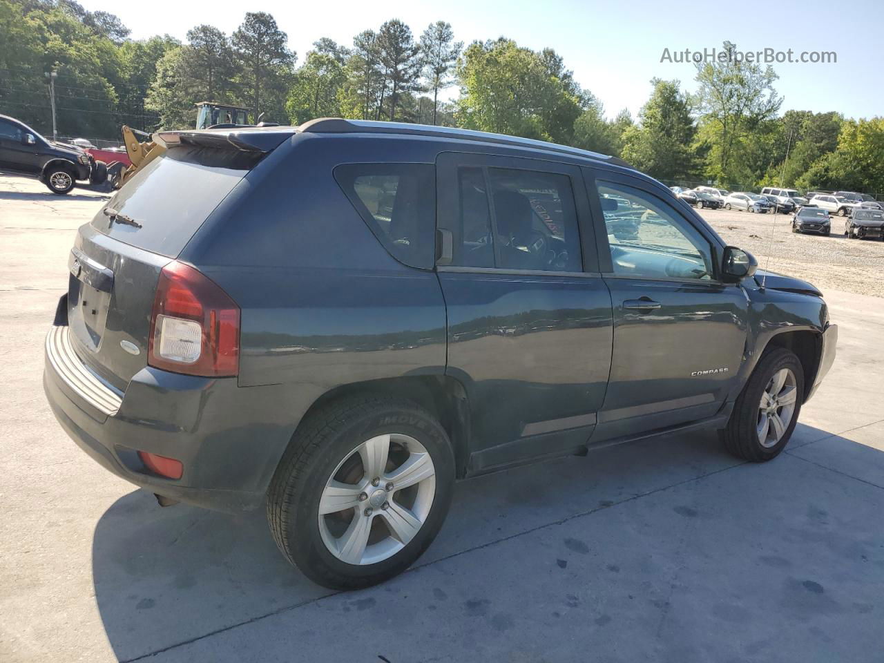 2014 Jeep Compass Latitude Black vin: 1C4NJCEB7ED531386