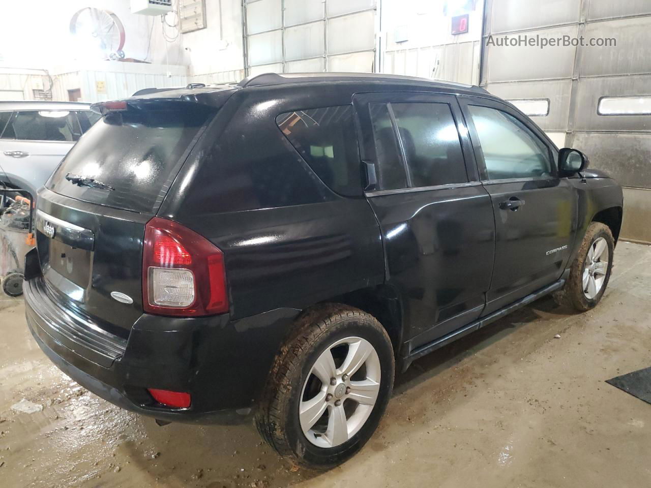 2014 Jeep Compass Latitude Black vin: 1C4NJCEB7ED575033