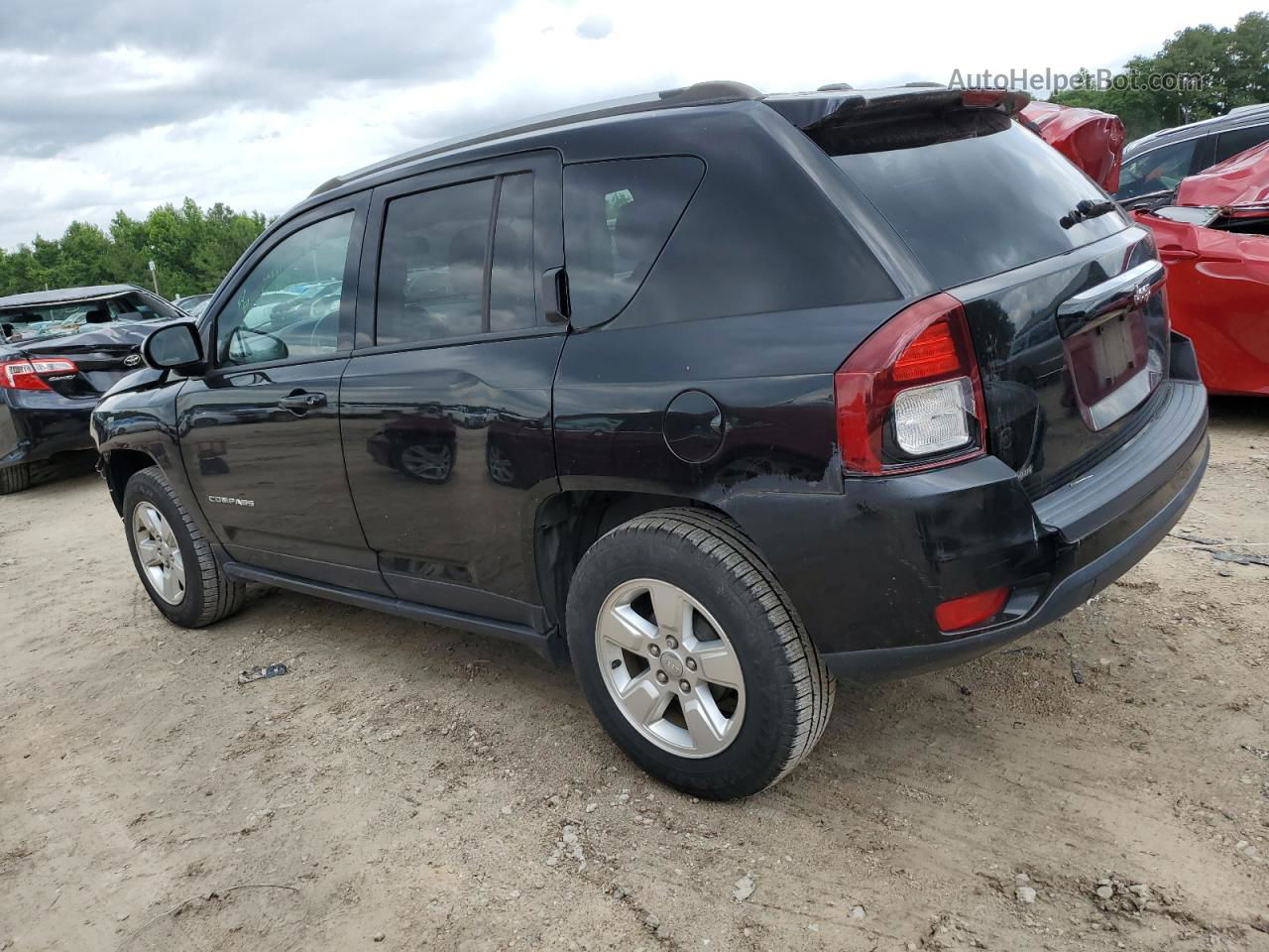 2016 Jeep Compass Latitude Black vin: 1C4NJCEB7GD700468