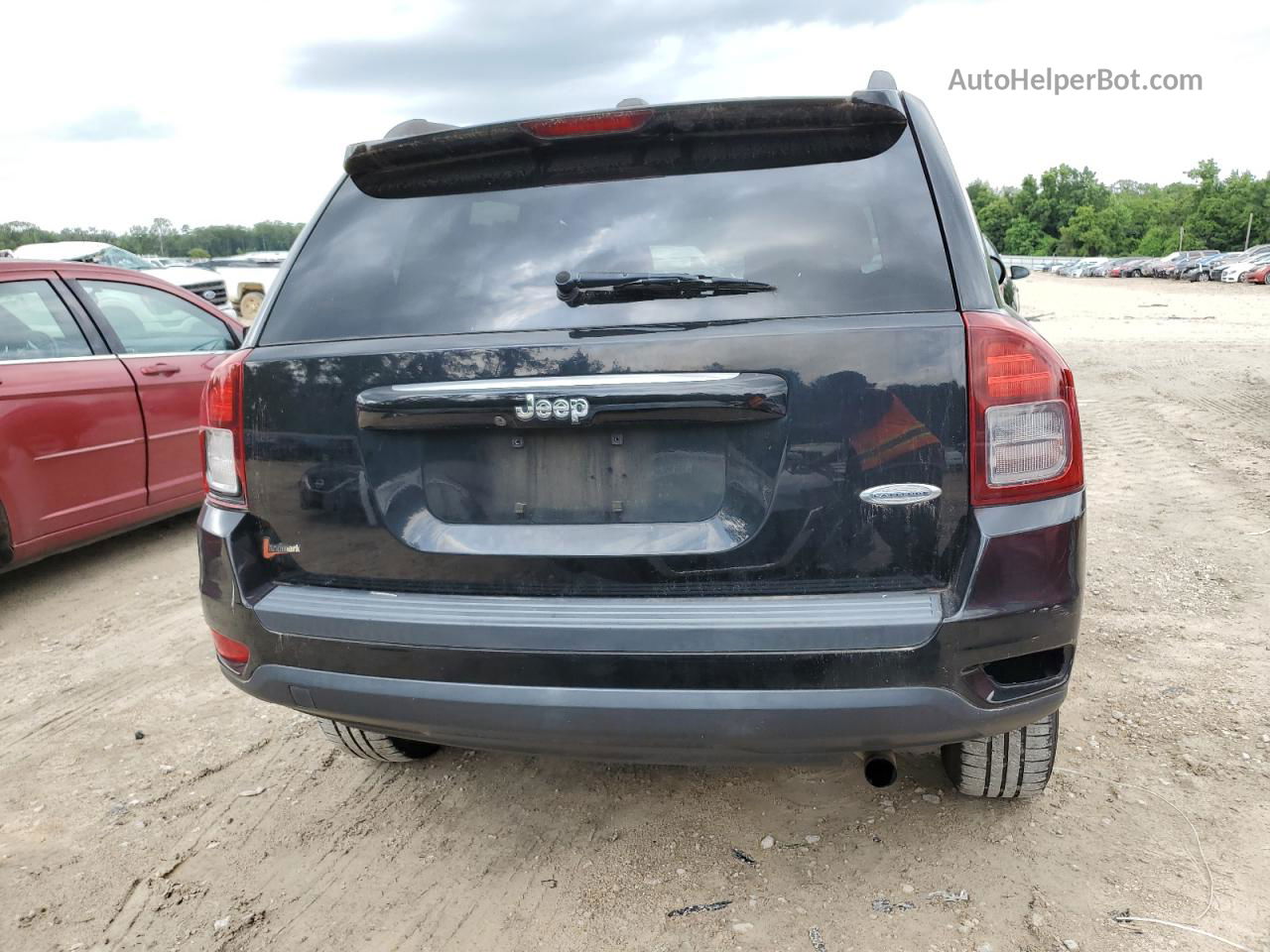 2016 Jeep Compass Latitude Black vin: 1C4NJCEB7GD700468