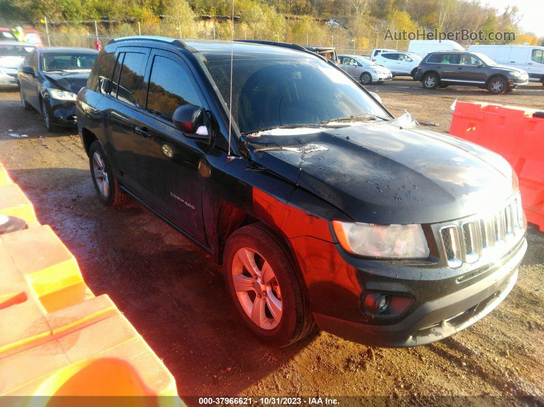 2013 Jeep Compass Latitude Black vin: 1C4NJCEB8DD100408