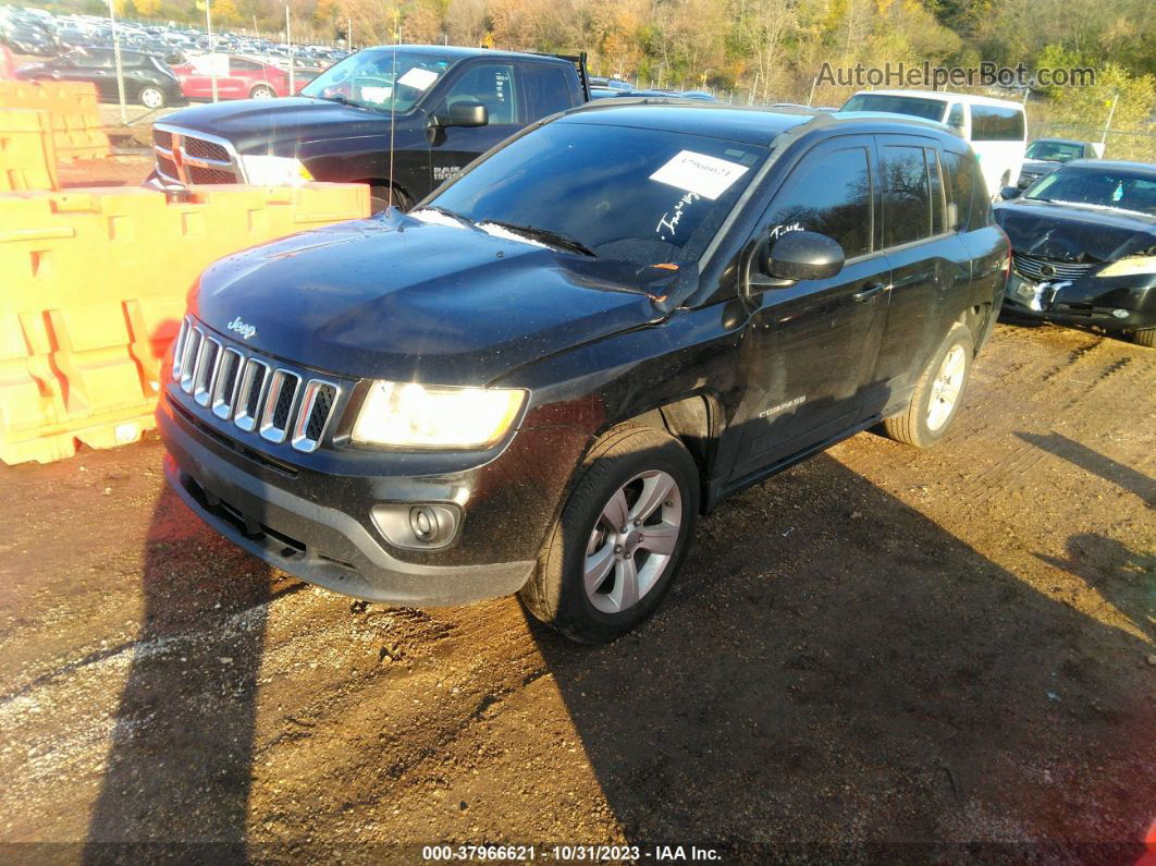 2013 Jeep Compass Latitude Black vin: 1C4NJCEB8DD100408