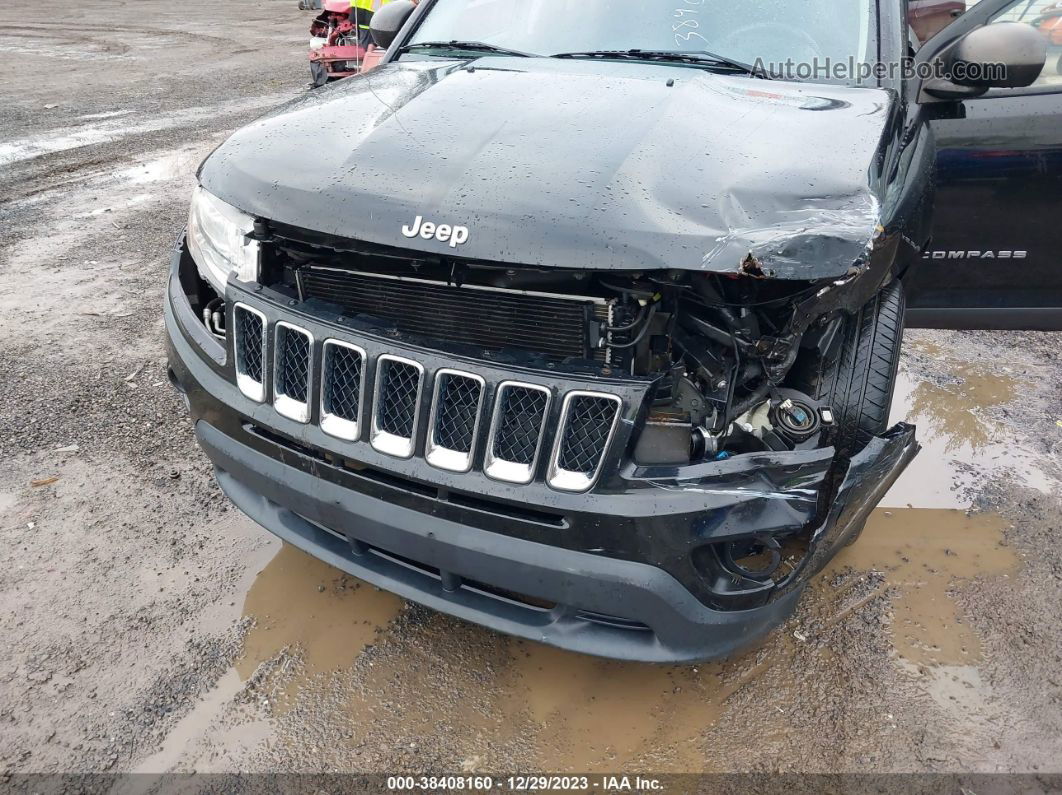 2013 Jeep Compass Latitude Black vin: 1C4NJCEB8DD223545