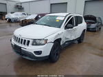 2013 Jeep Compass Latitude White vin: 1C4NJCEB9DD197344