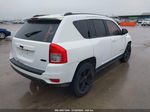 2013 Jeep Compass Latitude White vin: 1C4NJCEB9DD197344