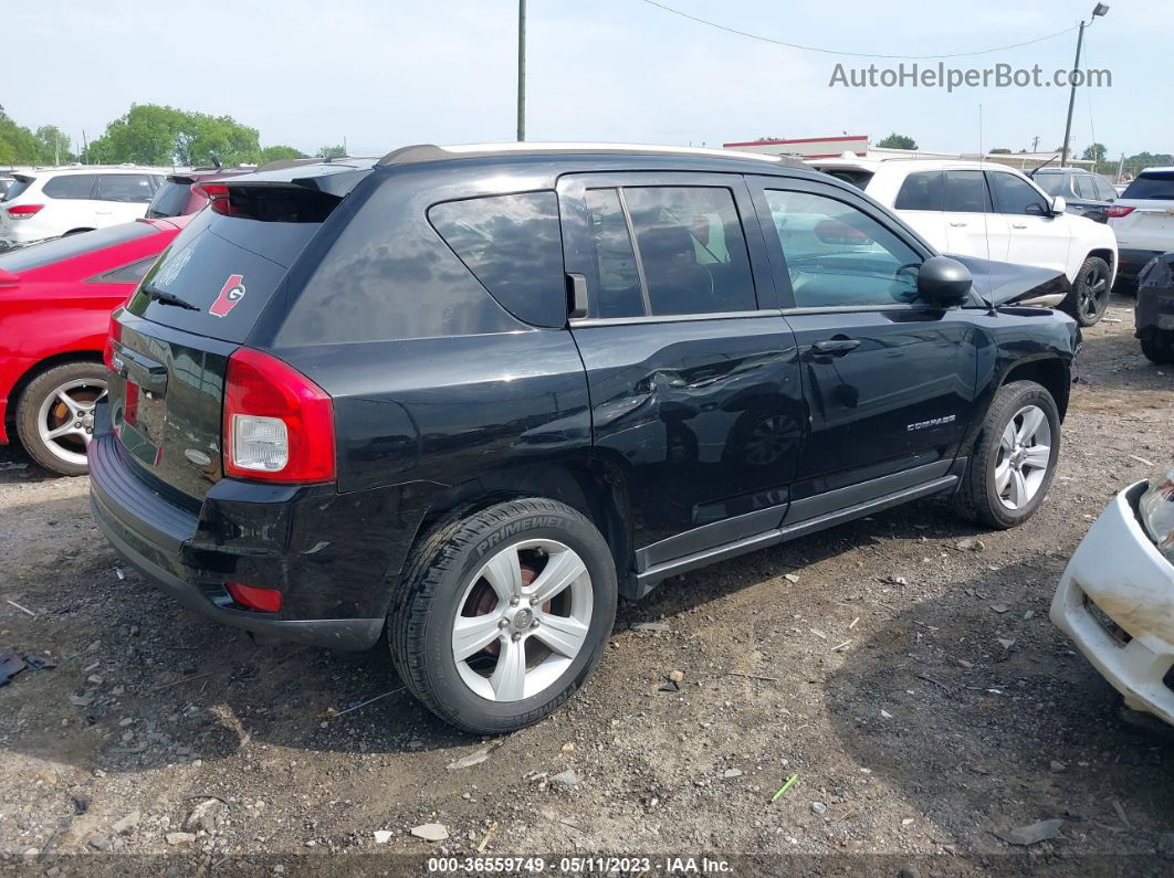 2013 Jeep Compass Latitude Black vin: 1C4NJCEBXDD255025