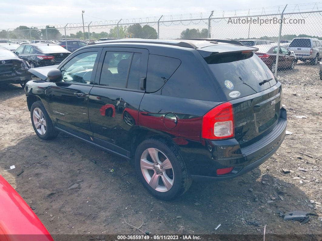 2013 Jeep Compass Latitude Black vin: 1C4NJCEBXDD255025