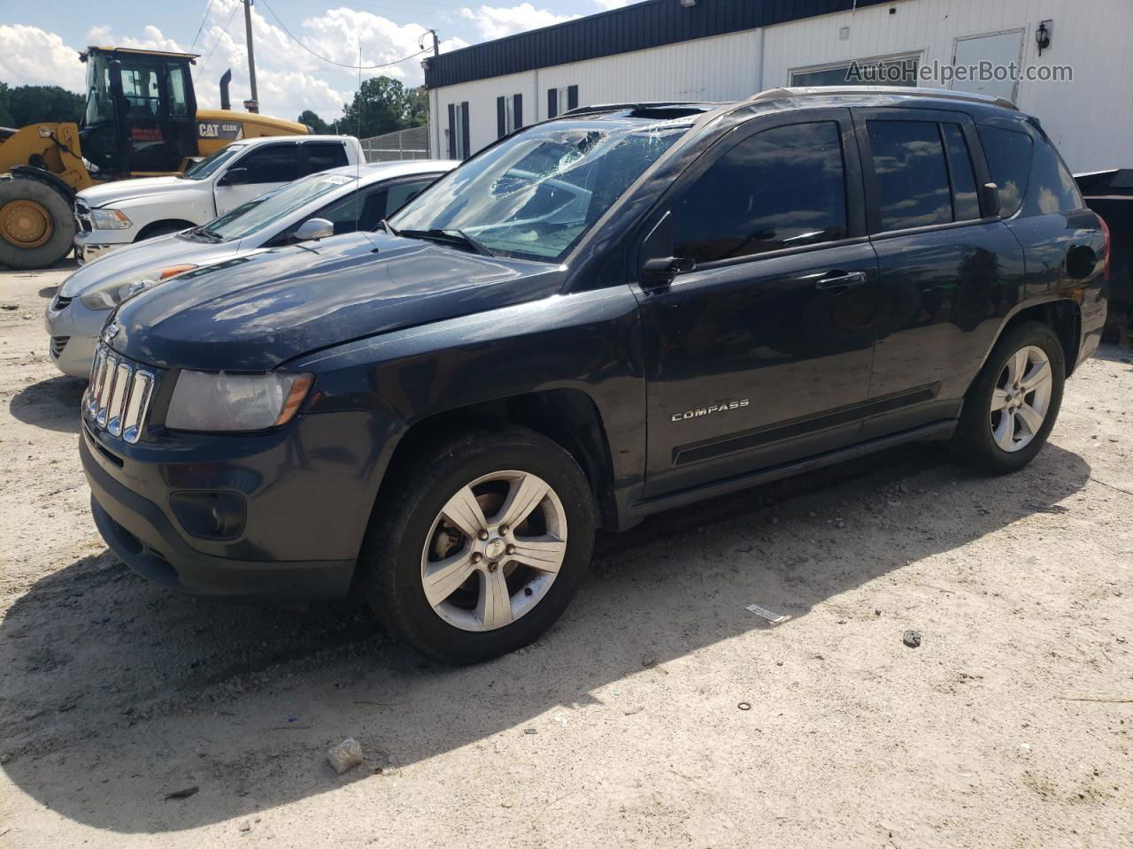 2014 Jeep Compass Latitude Black vin: 1C4NJCEBXED854461