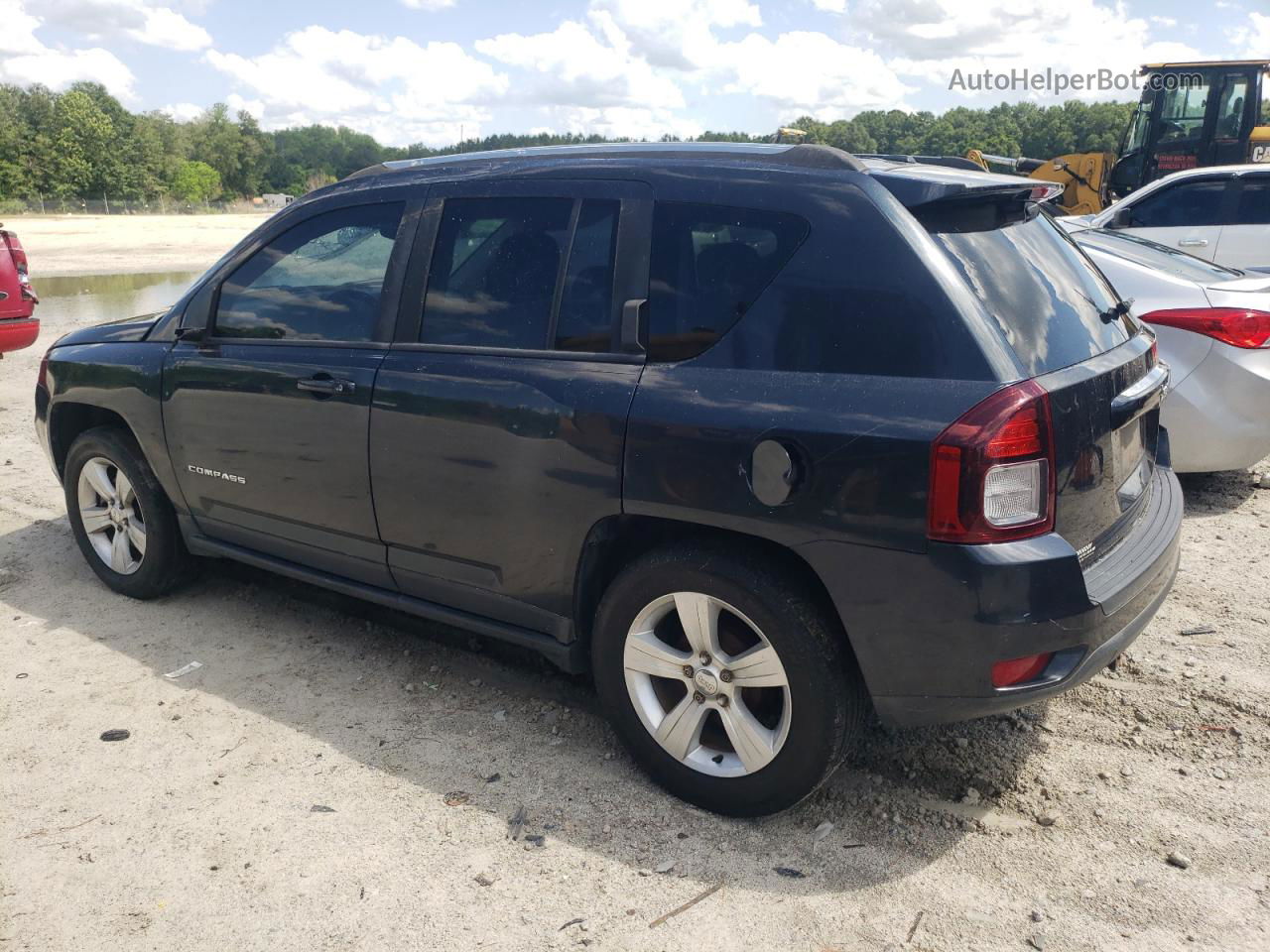 2014 Jeep Compass Latitude Black vin: 1C4NJCEBXED854461