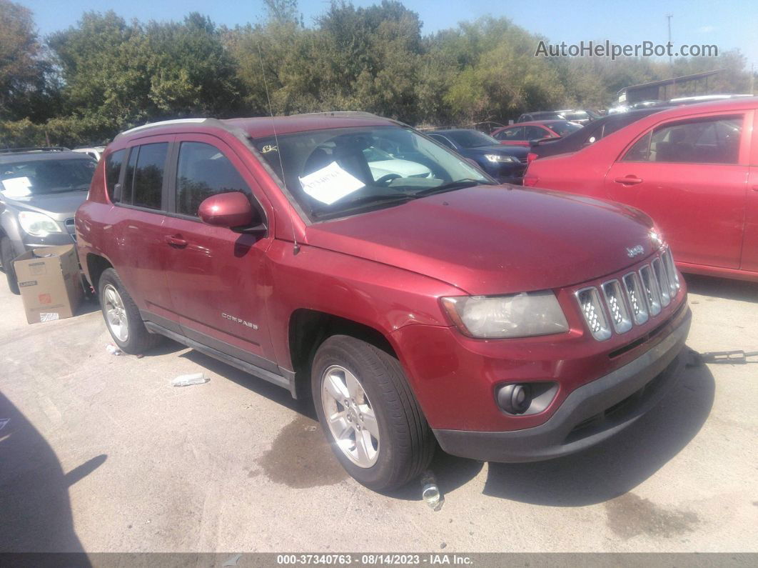 2016 Jeep Compass Latitude Maroon vin: 1C4NJCEBXGD651458