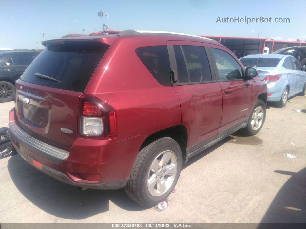 2016 Jeep Compass Latitude Maroon vin: 1C4NJCEBXGD651458