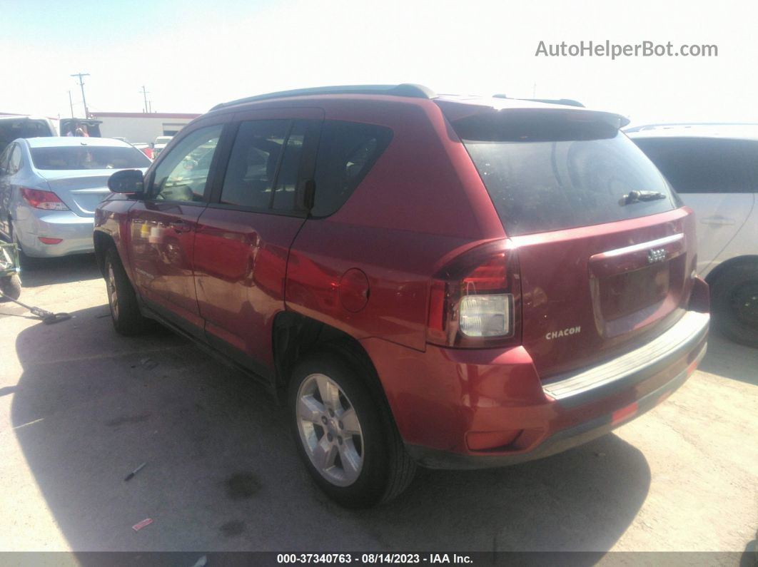 2016 Jeep Compass Latitude Maroon vin: 1C4NJCEBXGD651458