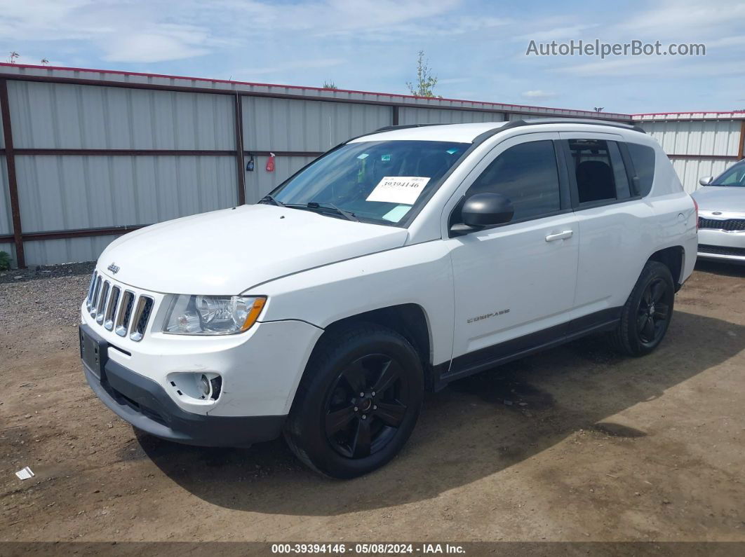 2013 Jeep Compass Sport/north Белый vin: 1C4NJDAB1DD259220