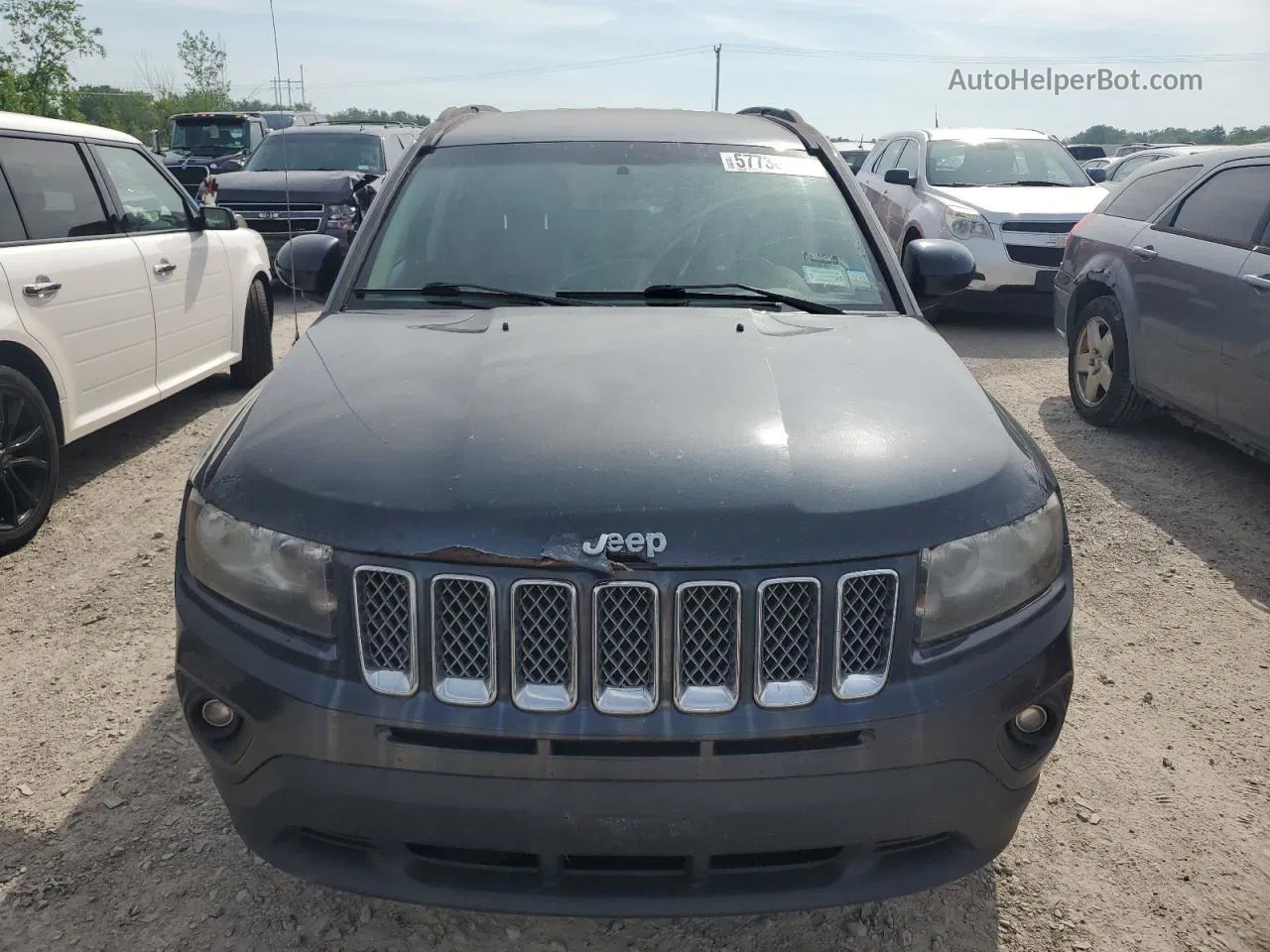 2014 Jeep Compass Sport Blue vin: 1C4NJDAB6ED566206