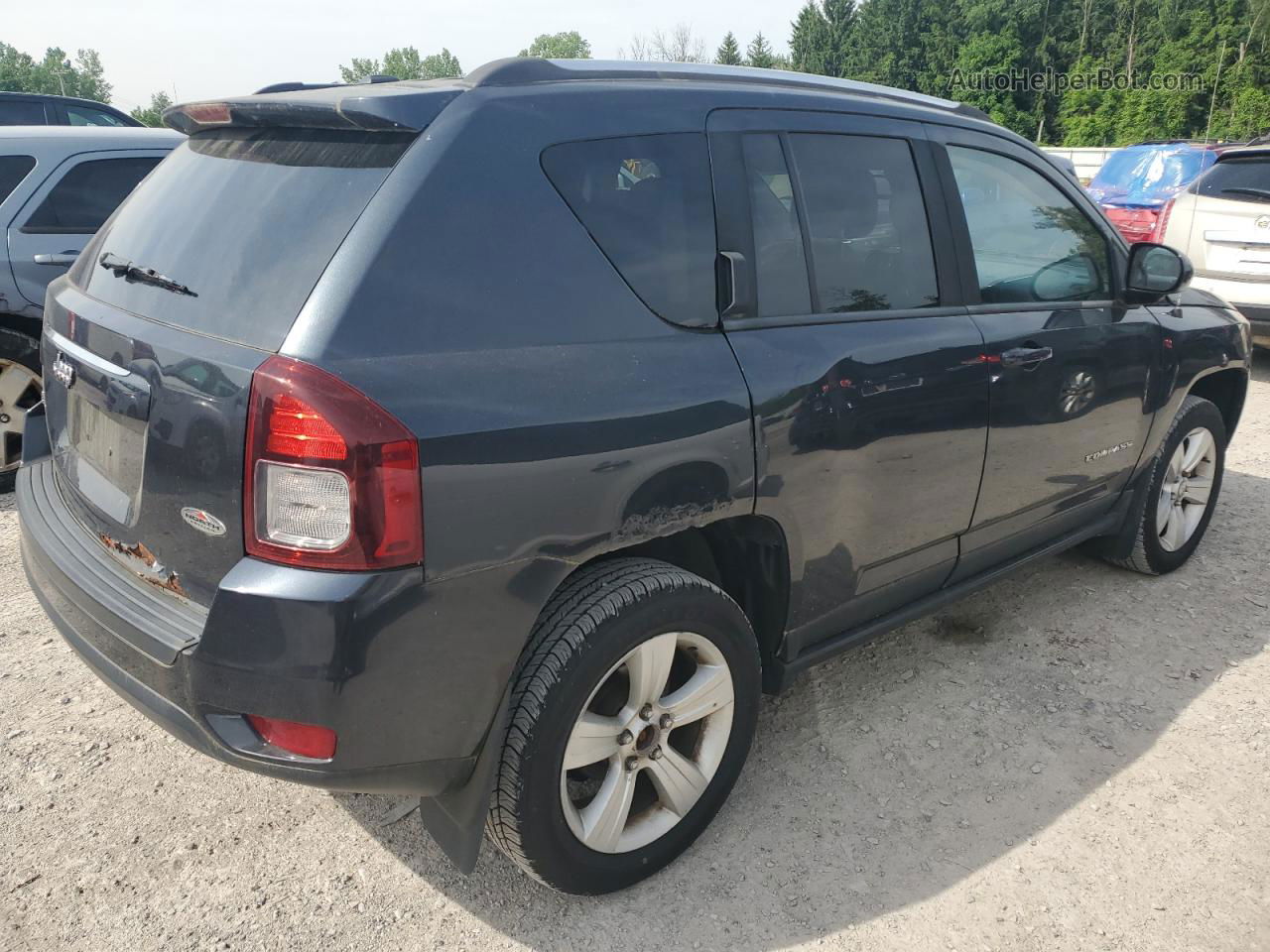 2014 Jeep Compass Sport Blue vin: 1C4NJDAB6ED566206