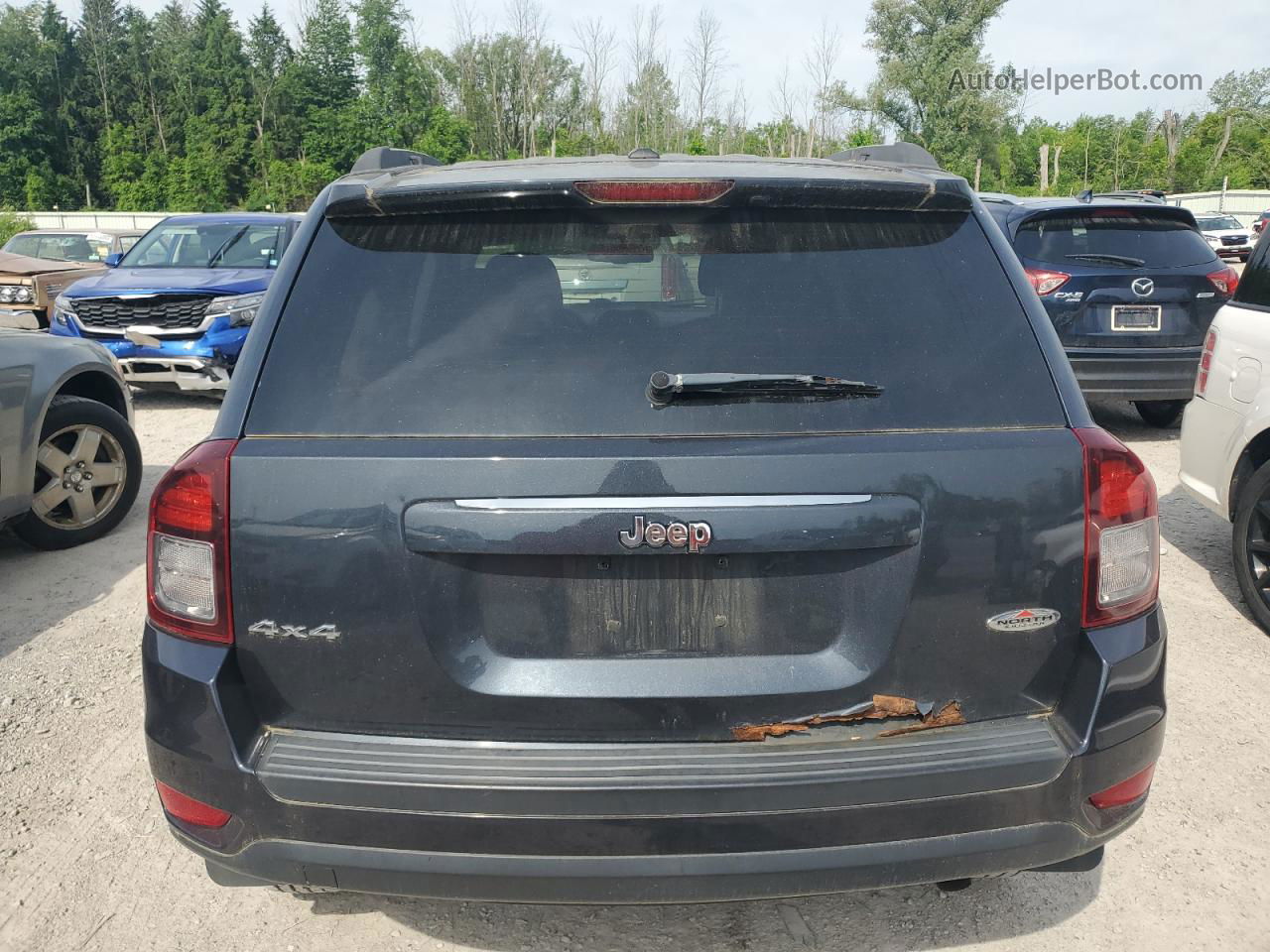 2014 Jeep Compass Sport Синий vin: 1C4NJDAB6ED566206