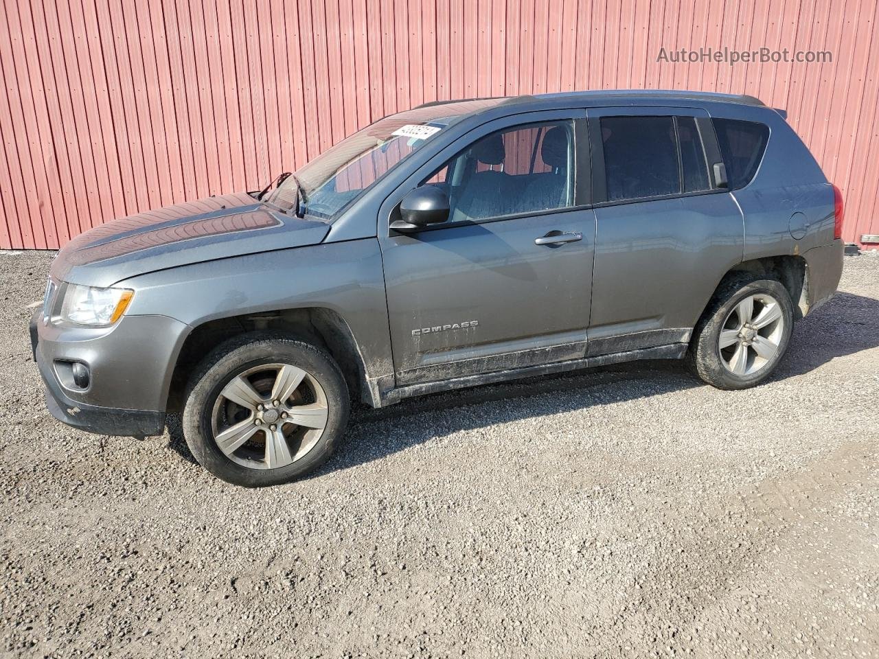 2013 Jeep Compass  Gray vin: 1C4NJDABXDD270040