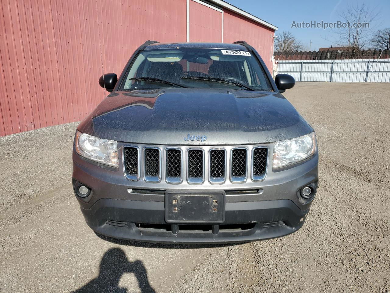 2013 Jeep Compass  Gray vin: 1C4NJDABXDD270040