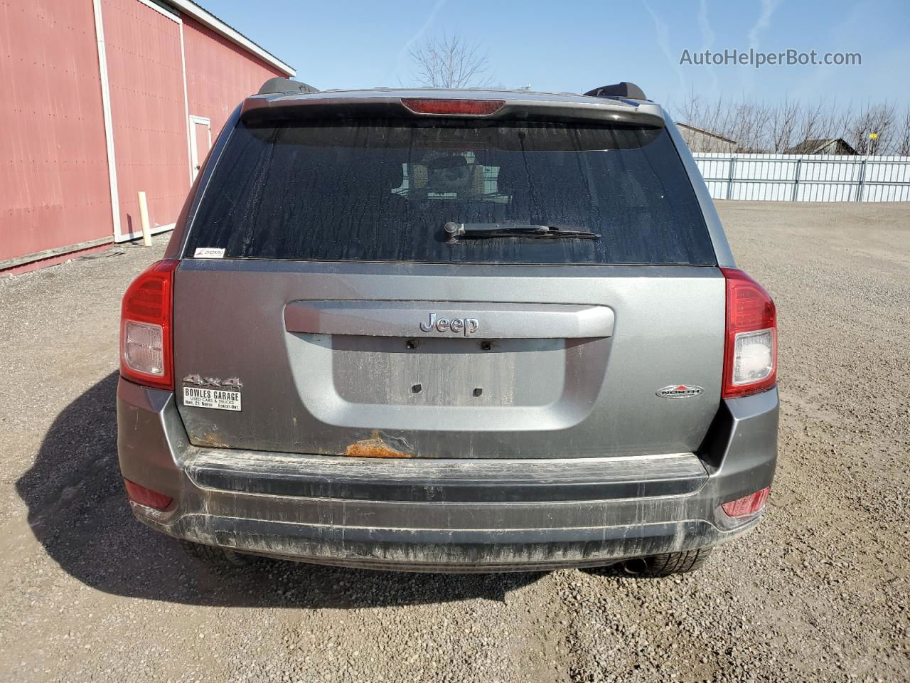 2013 Jeep Compass  Gray vin: 1C4NJDABXDD270040