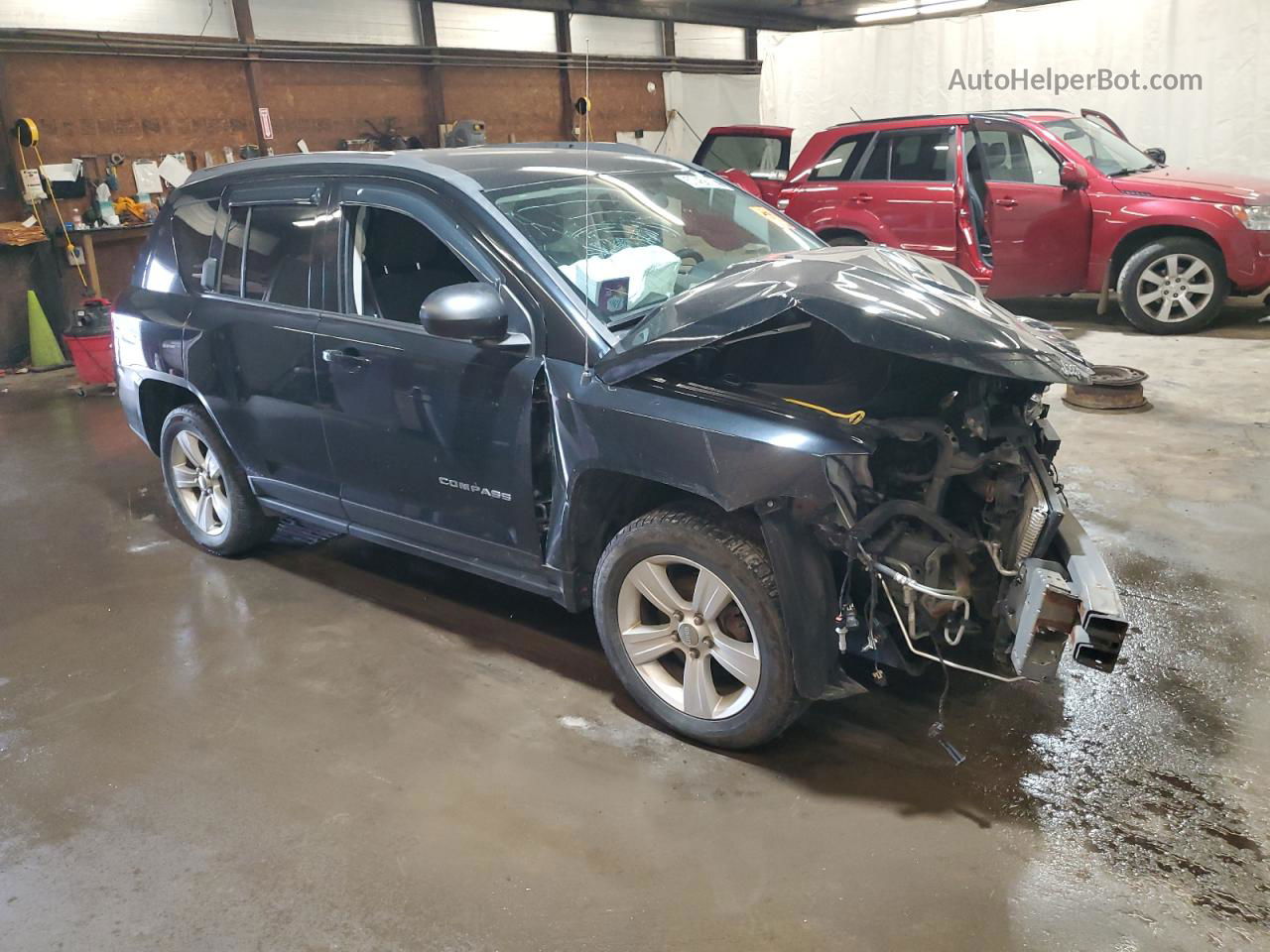 2014 Jeep Compass Sport Black vin: 1C4NJDBB0ED538383