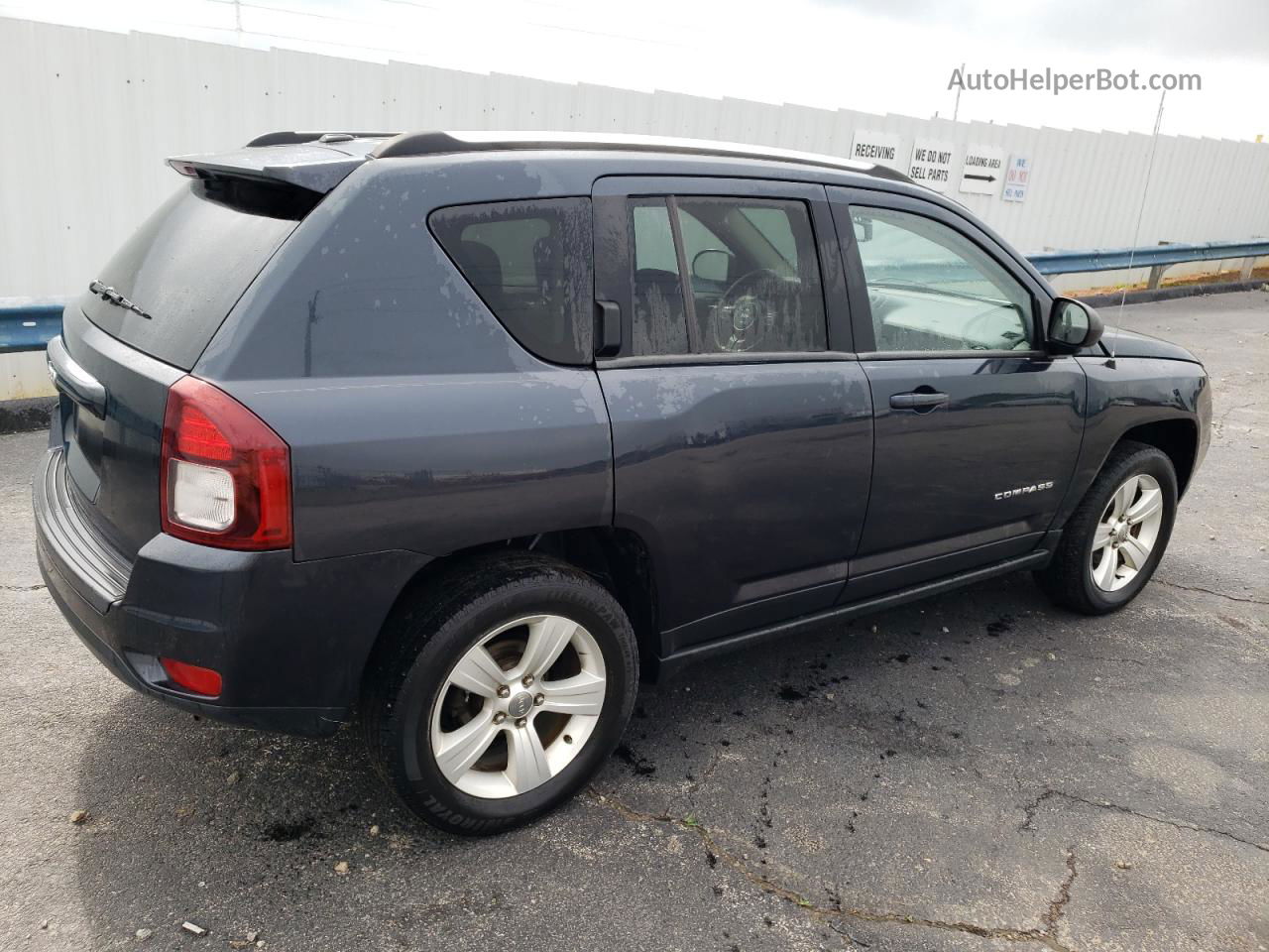 2014 Jeep Compass Sport Gray vin: 1C4NJDBB0ED665246