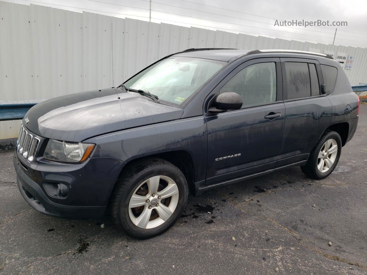 2014 Jeep Compass Sport Gray vin: 1C4NJDBB0ED665246