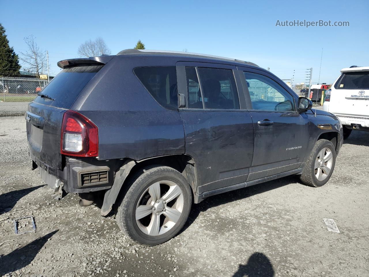 2016 Jeep Compass Sport Серый vin: 1C4NJDBB0GD509209