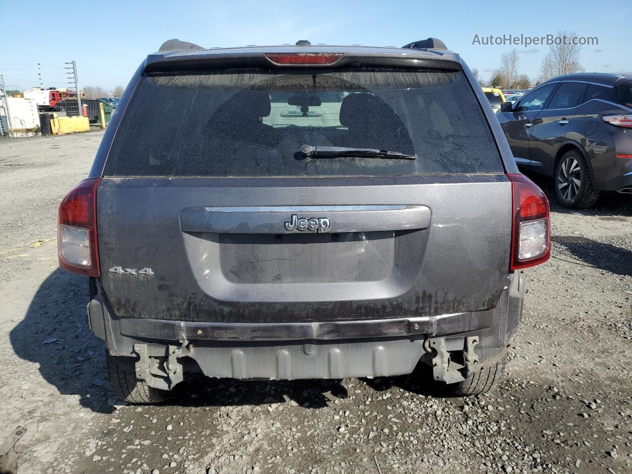 2016 Jeep Compass Sport Gray vin: 1C4NJDBB0GD509209