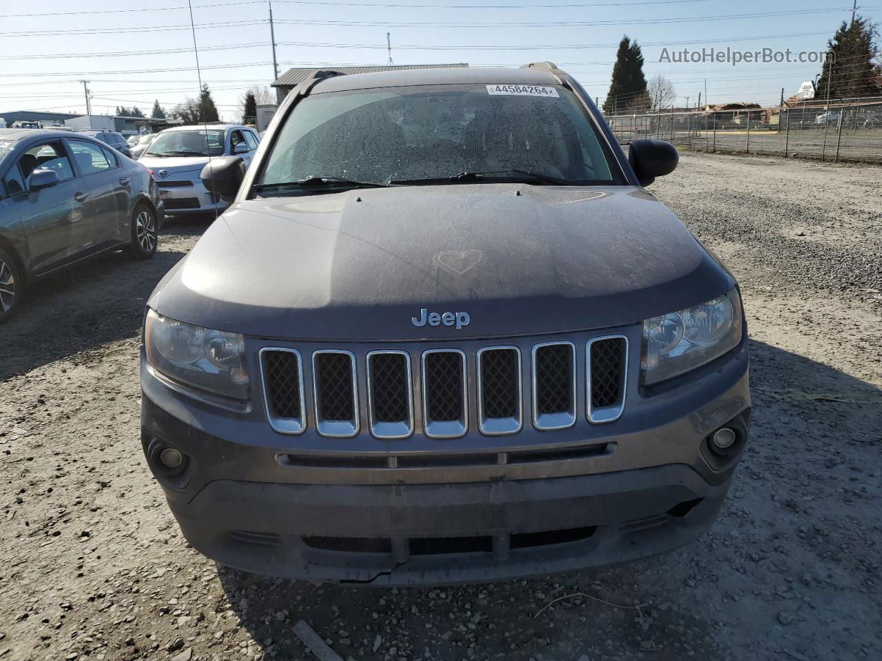 2016 Jeep Compass Sport Серый vin: 1C4NJDBB0GD509209