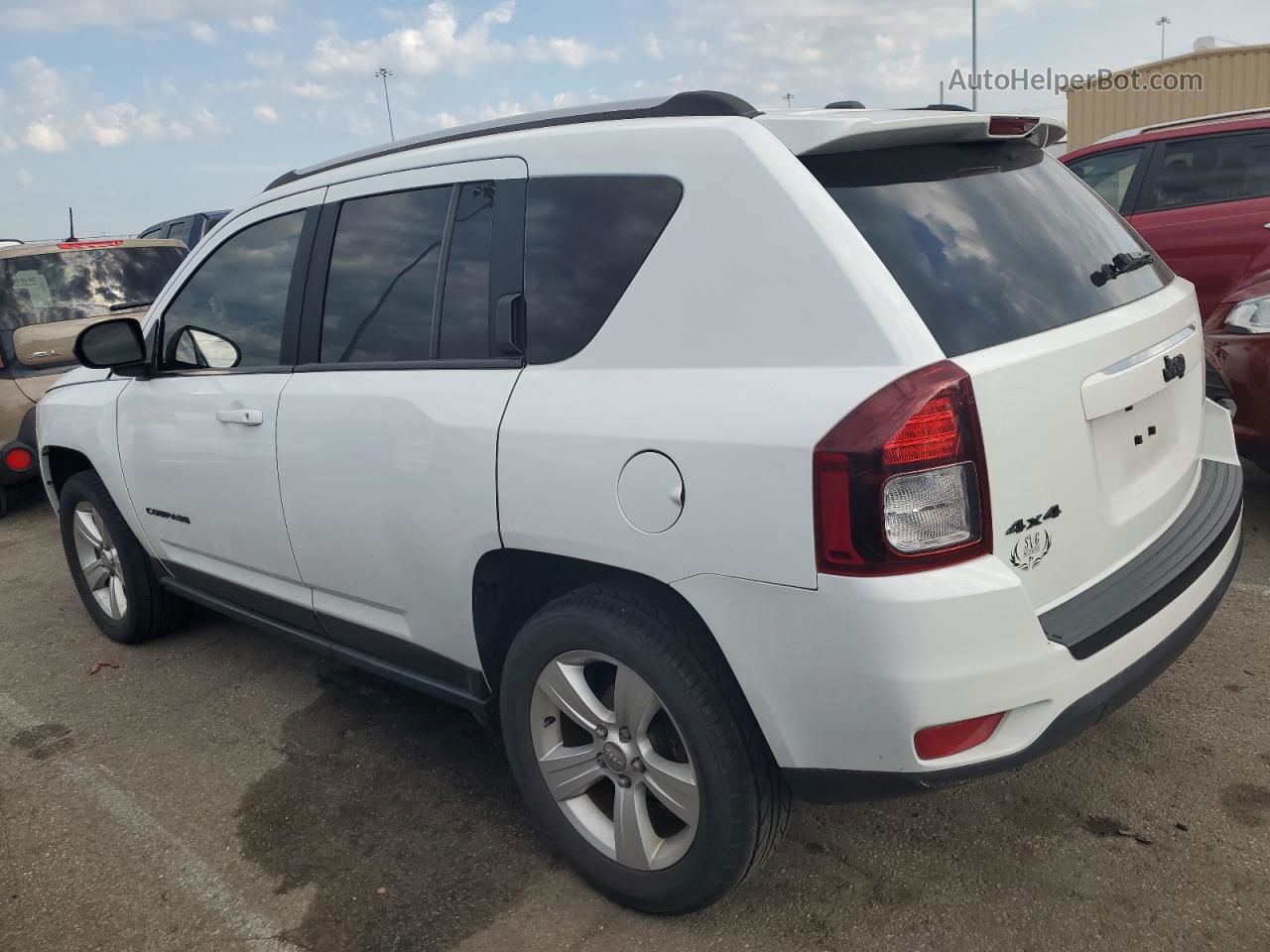 2016 Jeep Compass Sport White vin: 1C4NJDBB0GD521229