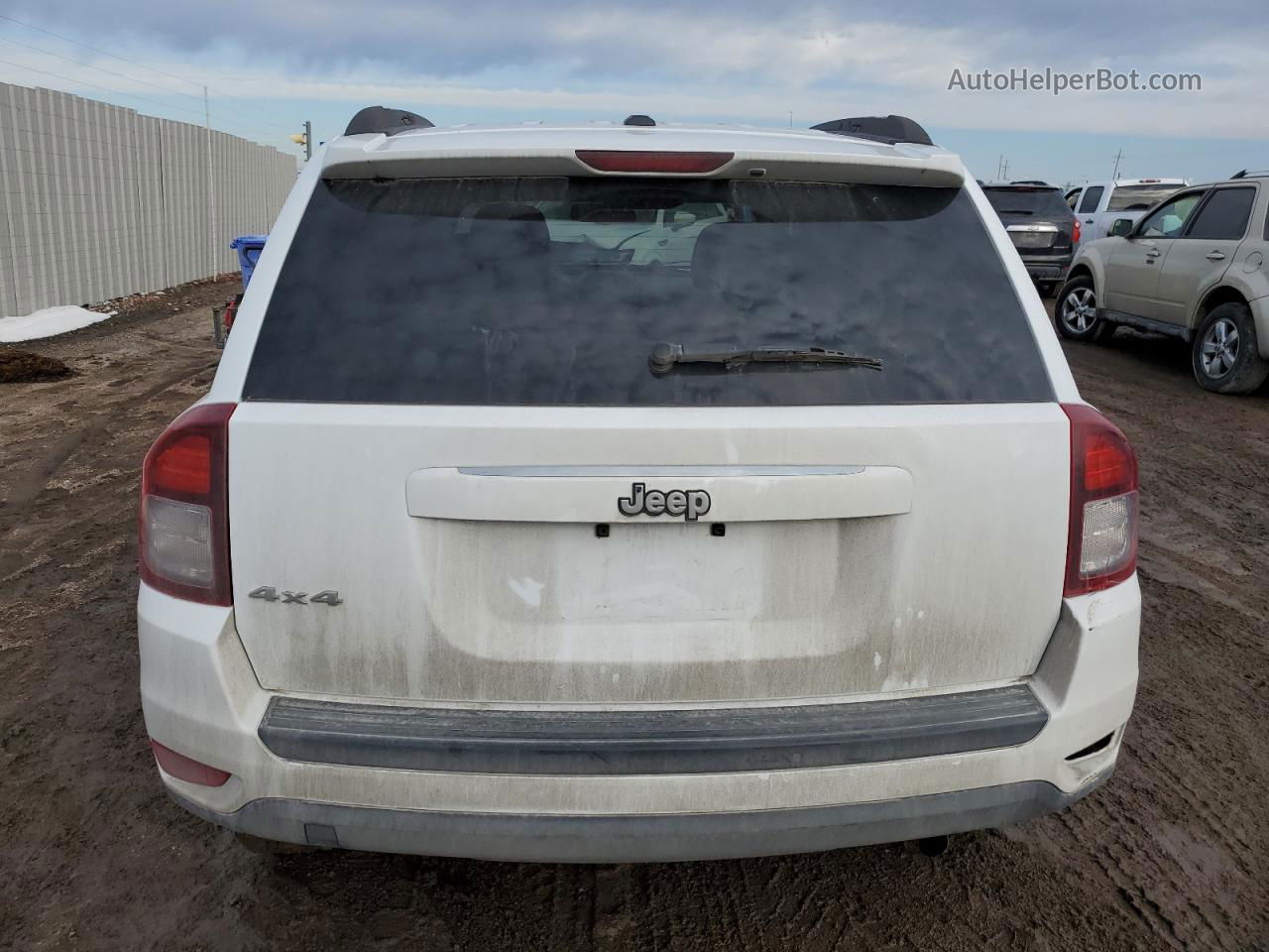 2016 Jeep Compass Sport Белый vin: 1C4NJDBB0GD670966