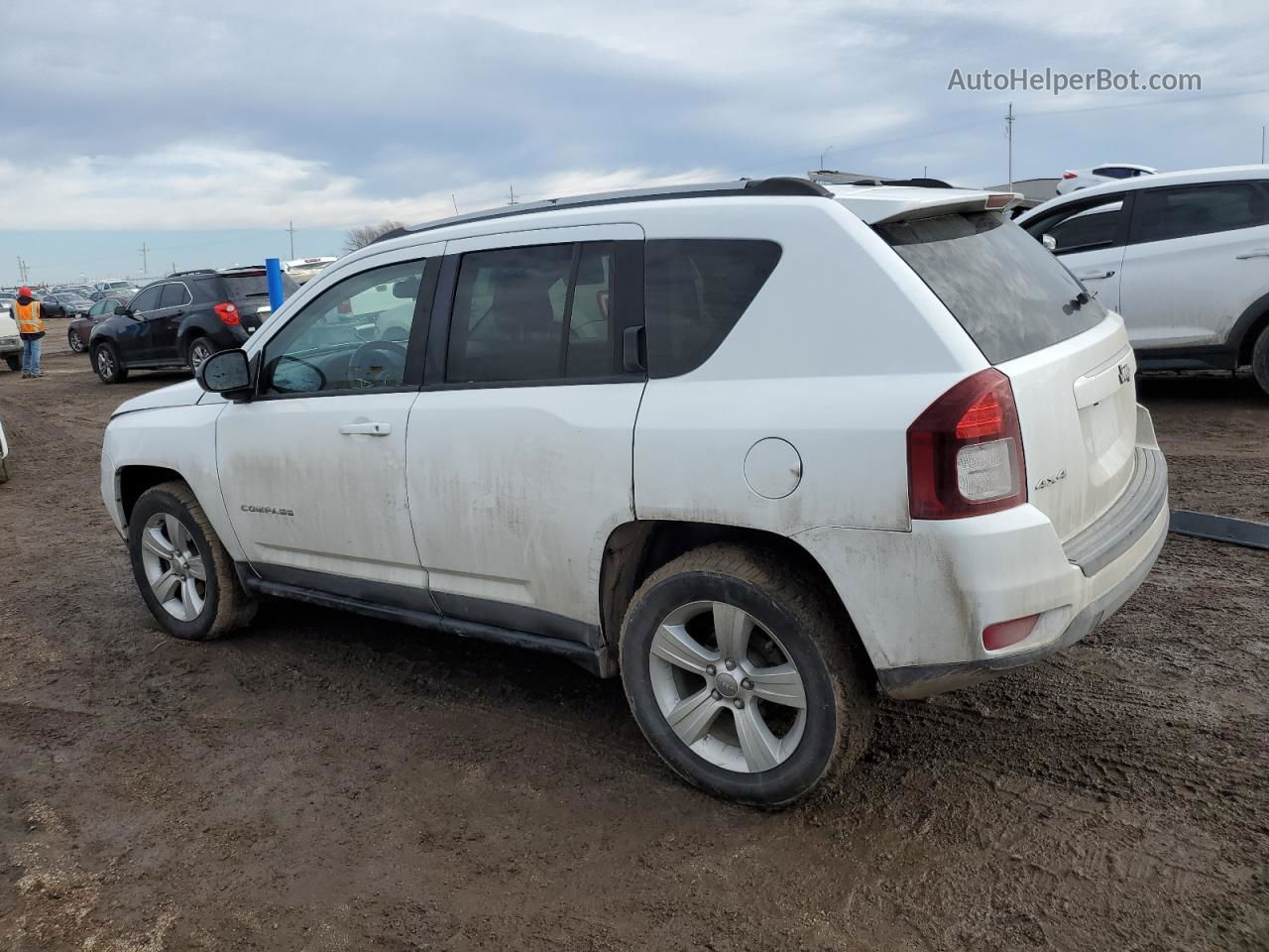 2016 Jeep Compass Sport Белый vin: 1C4NJDBB0GD670966