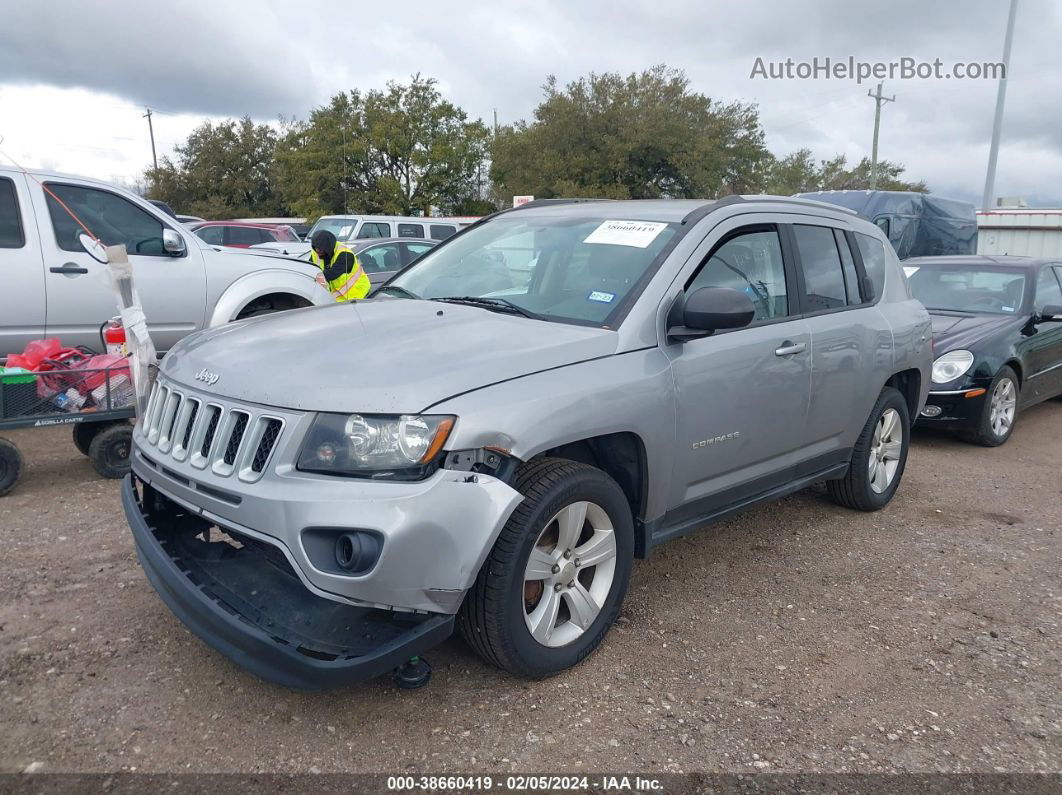 2016 Jeep Compass Sport Gray vin: 1C4NJDBB0GD690196