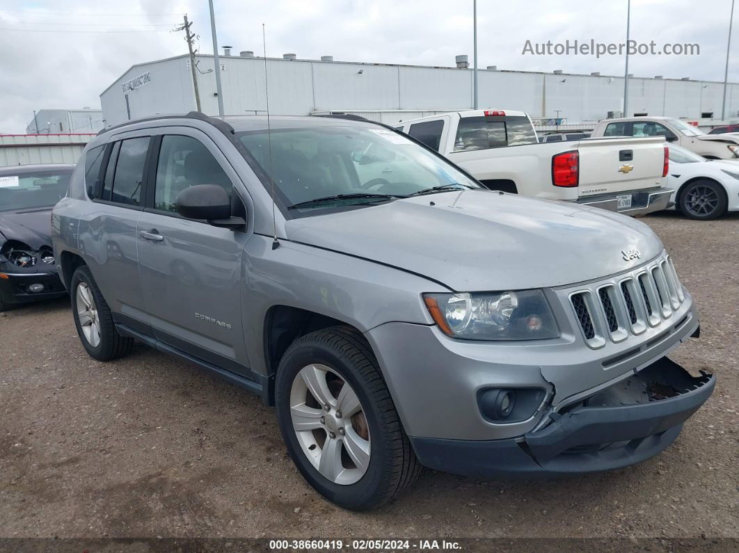 2016 Jeep Compass Sport Gray vin: 1C4NJDBB0GD690196