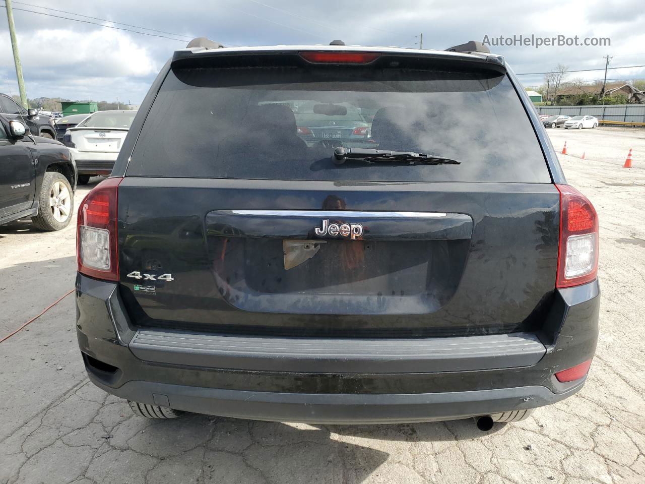 2016 Jeep Compass Sport Black vin: 1C4NJDBB0GD757329