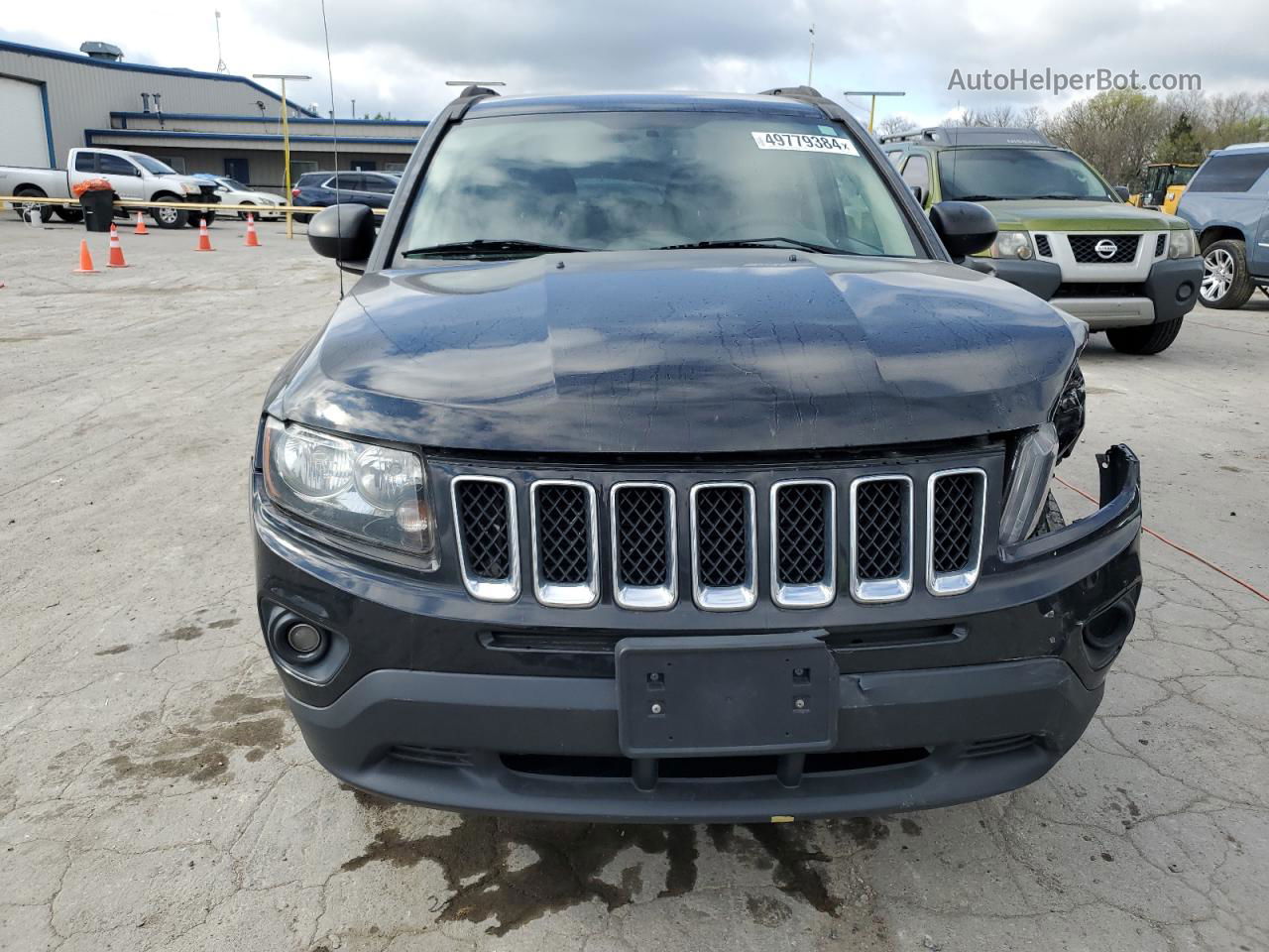 2016 Jeep Compass Sport Black vin: 1C4NJDBB0GD757329