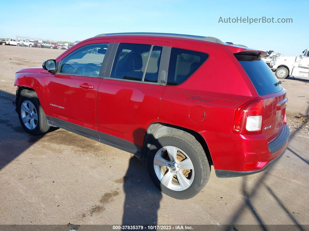 2013 Jeep Compass Sport Red vin: 1C4NJDBB1DD207570