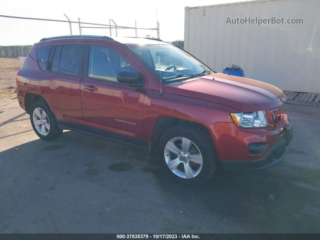 2013 Jeep Compass Sport Red vin: 1C4NJDBB1DD207570