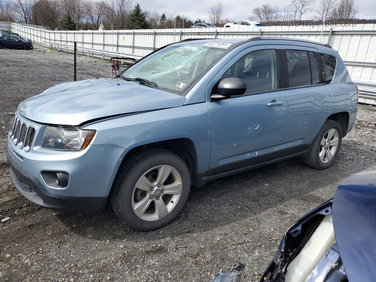 2014 Jeep Compass Sport Синий vin: 1C4NJDBB1ED514626