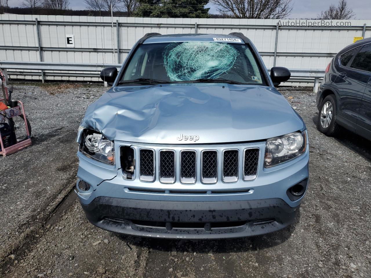 2014 Jeep Compass Sport Синий vin: 1C4NJDBB1ED514626