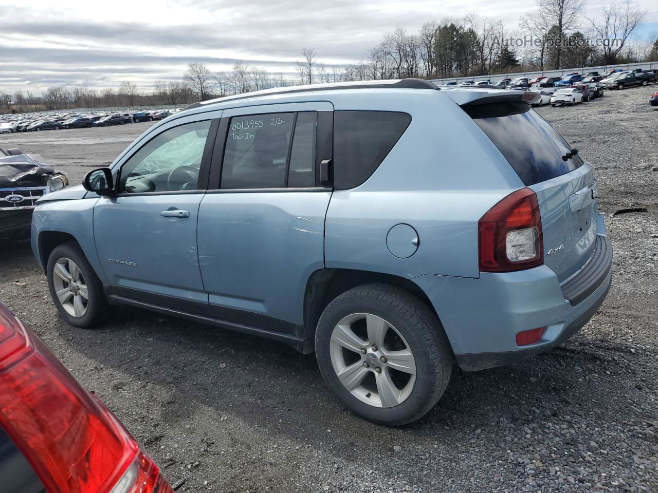 2014 Jeep Compass Sport Blue vin: 1C4NJDBB1ED514626