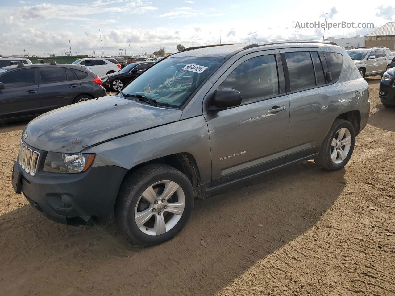 2014 Jeep Compass Sport Серый vin: 1C4NJDBB1ED621353