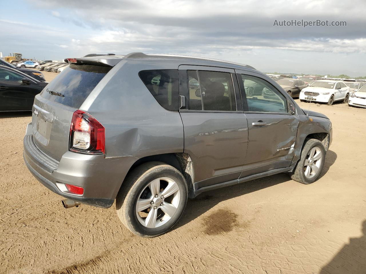 2014 Jeep Compass Sport Gray vin: 1C4NJDBB1ED621353