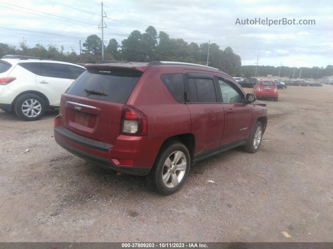 2014 Jeep Compass Sport Maroon vin: 1C4NJDBB1ED706614